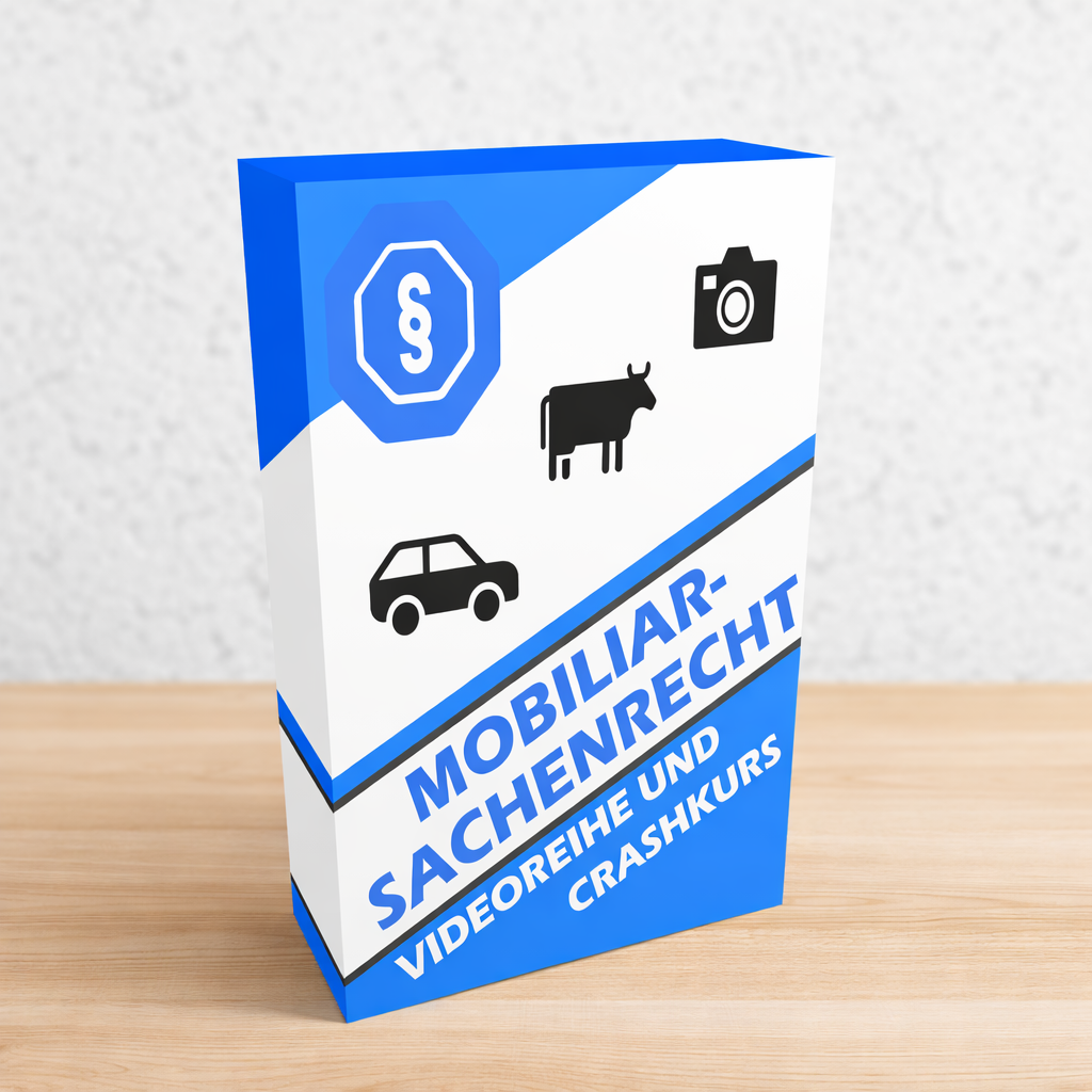 Mobiliarsachenrecht - Videoreihe + Crashkurs (Digitales Produkt)
